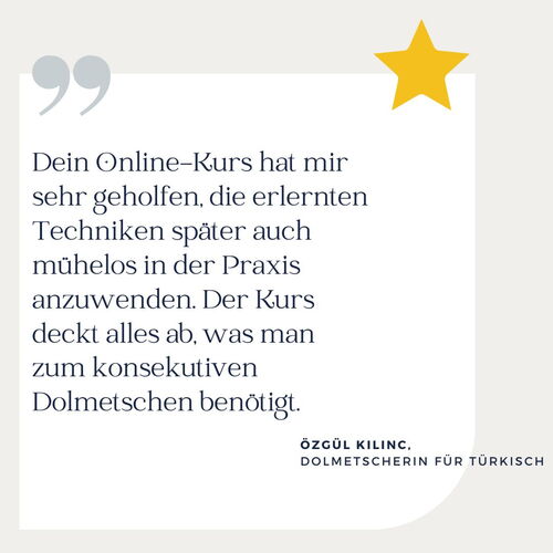 Rezension zur Lernplattform Notizentechnik für Dolmetscher – Feedback einer Kollegin