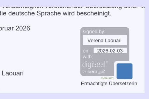 Firma digital en traducción jurada